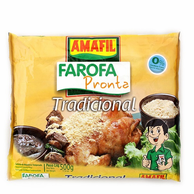 Amafil Farofa Pronta Tradicional 500g (1.1 lb)