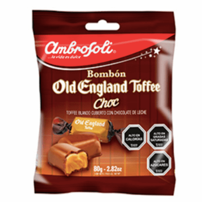 Ambrosoli Old England Toffee Chocolate Flavor 2.82 oz