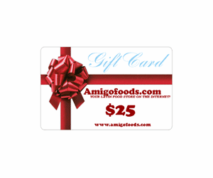 Amigofoods $25 E-Gift Certificate
