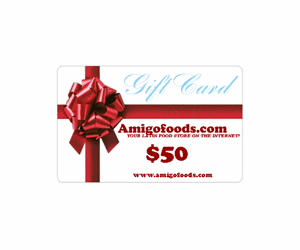Amigofoods $50 E-Gift Certificate