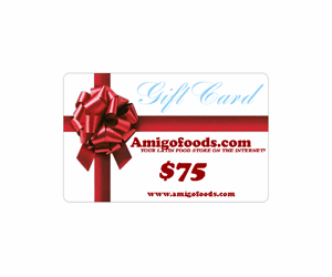 Amigofoods $75 E-Gift Certificate