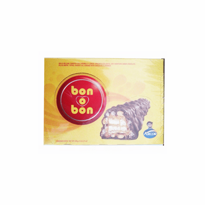 Arcor Bon o Bon Oblea Rellena con Caramelo y Cereal Crocante Sabor Chocolate 576 grs.