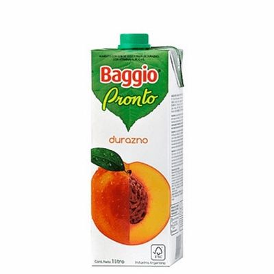 Baggio Pronto Peach Nectar ( melocotón )33.8 oz