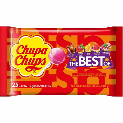 Best of Chupa Chups 10.5 Oz 25 Pc