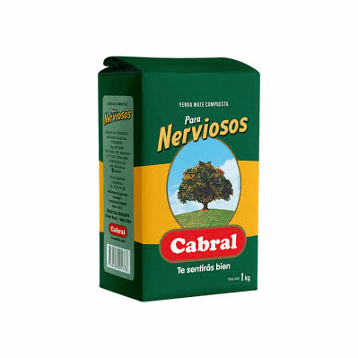 Cabral Yerba Mate para Nerviosos 1 kg (2.2 lbs)
