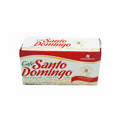 Cafe Santo Domingo 10oz. Brick Pack (envasado al vacío para mayor duración)