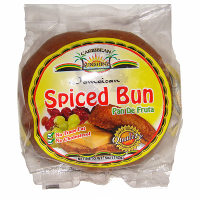 CARIBBEAN SUNSHINE Jamaican Spiced Bun 5oz.