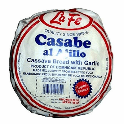 Cassava Bread With Garlic ( Casabe Al Ajillo ) Net.Wt 8 oz