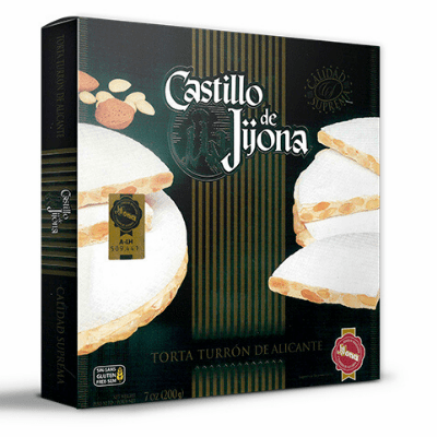 Castillo De Jijona Torta Imperial de Almendra (Alicante) Calidad Suprema 200 grs. (7oz.)