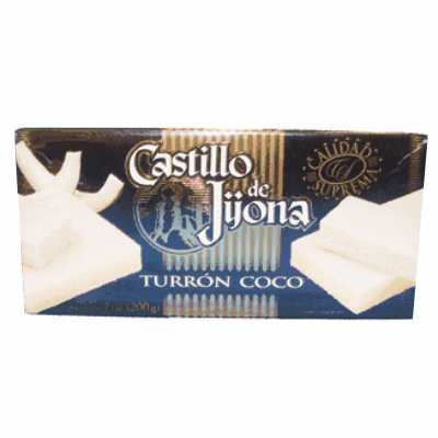 Castillo de Jijona Turron de Coco Calidad Suprema