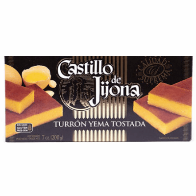 Castillo de Jijona Turron de Yema Tostada Calidad Suprema 200 grs. (7oz.)