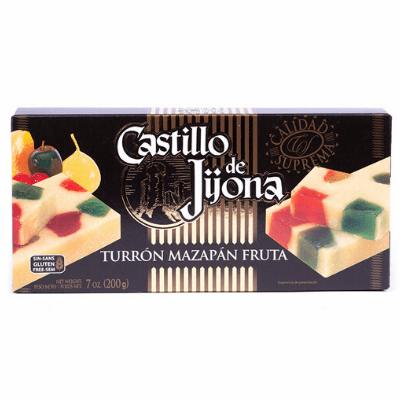 Castillo de Jijona Turron Mazapan Fruta Calidad Suprema 200 grs. (7oz.)