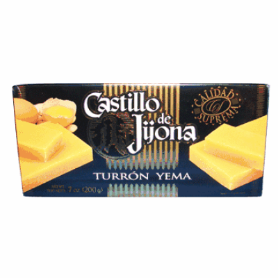 Castillo de Jijona Turron Yema Calidad Suprema 200 grs. (7oz.)