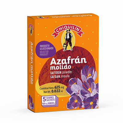 Chiquilin Azafran Molido ( Saffron Powder ) Net.Wt 625 MG