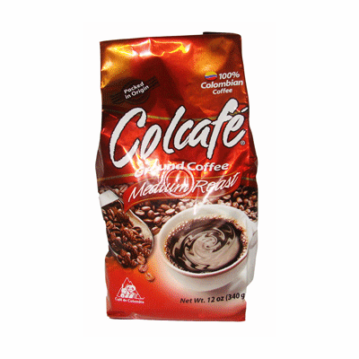 COLCAFE Cafe Molido, Tostado Mediano 340 grs