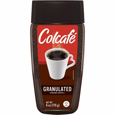 Colcafe Granulated Instant Coffee Net Wt 6 Oz