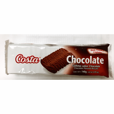 Costa Sabor Chocolate - Chocolate Flavored Biscuits 