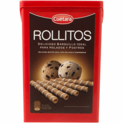 Cuetara Rollitos Rolled Dessert Wafers Net Wt 7.94 oz