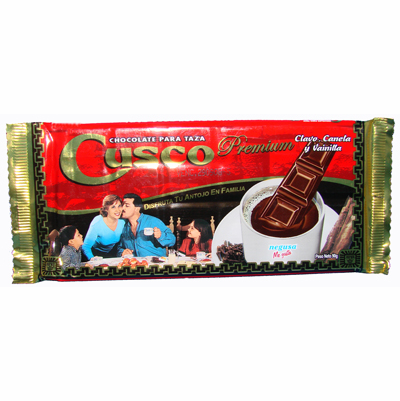 CUSCO Chocolate Para Taza Premium Con Clavo, Canela Y Vainilla 90grs