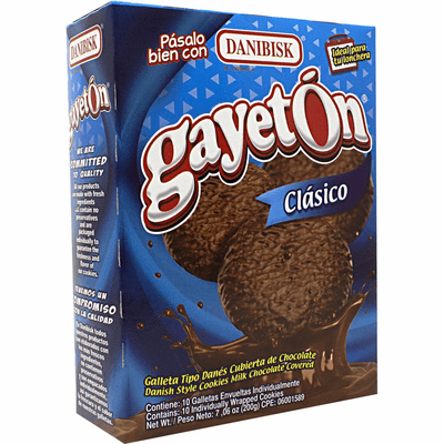 Danibisk Gayeton Clasico (10 individually wrapped cookies )Net.Wt 200 Gr