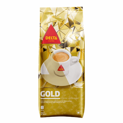 Bag of Delta Cafés Gold Roasted Coffee Beans