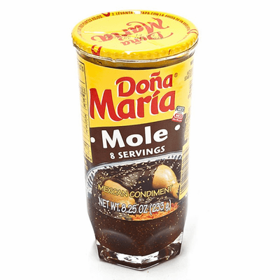 Dona Maria Mole (Mexican Condiment ) 8 Servings - Net WT 8.25oz (233g)