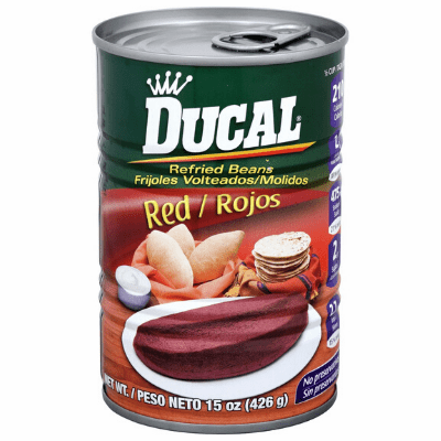 DUCAL Frijol Volteado Rojo 16oz