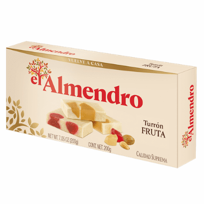 El Almendro Turron Fruta (Fruit Nougat) 200g