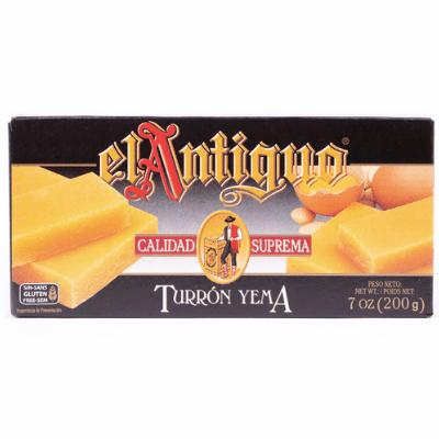 El Antiguo Turron Yema 200 grs / 7 oz Supreme Quality