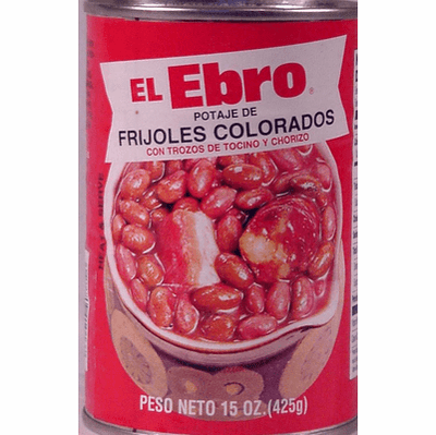 EL EBRO Frijoles Colorados con Chorizo 15oz