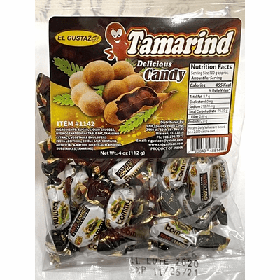 El Gustazo Tamarind Delicious Candy Net.Wt 112 Gr