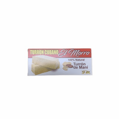 El Morro Turron Cubano 100 %v Natural Turron De Mani Net.Wt 5 oz