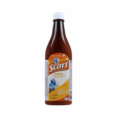 Emulsion De Scott (Tradicional Aciete De Higado De Bacalao) Net.Wt 180 ML