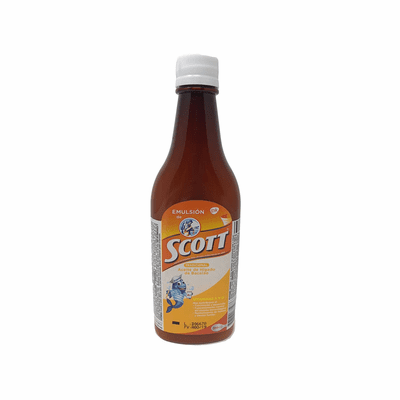 Emulsion De Scott Tradicional Aciete De Higado De Bacalao 