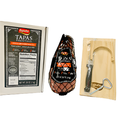 Espuña Tapas Essentials Spanish Dry-Cured Ham Net.Wt 1kg