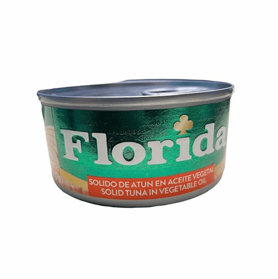Florida Solid Tuna in Vegetable Oil Net WT 6 oz