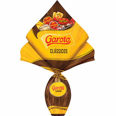 Garoto Classicos (Milk Chocolate Easter Egg) 200g Net.Wt 7.05oz *Buy 1 Get 1 Free*