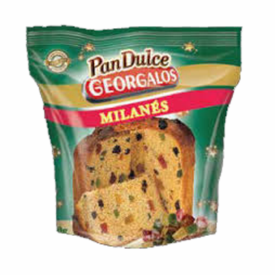 Georgalos Pan Dulce Milanes (Sweet Bread From Argentina) Net Wt. 600 g