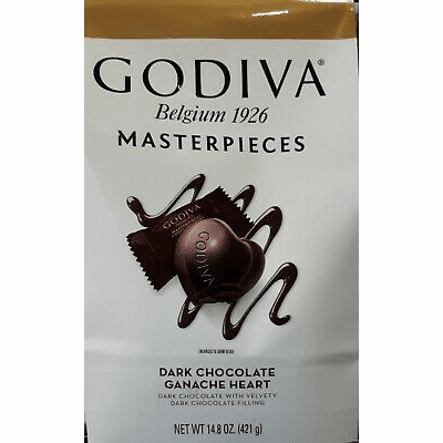Godiva Master Pieces Dark Chocolate Net.Wt 421 Gr