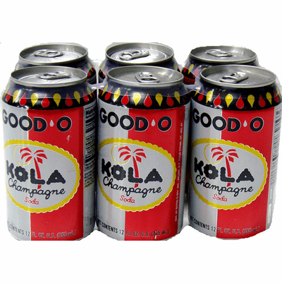 GOOD O KOLA Champagne Soda 6 Pack 12 oz. Cans