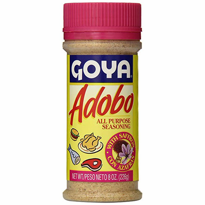 Goya Adobo Con Azafran Net Wt 16.5 oz