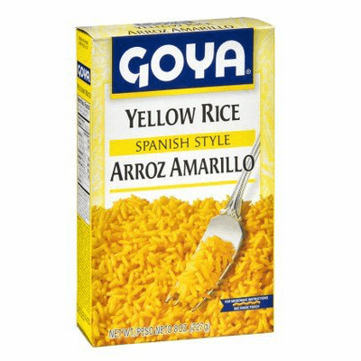 Goya Arroz Amarillo (Yellow Rice Spanish Style) Box 8oz
