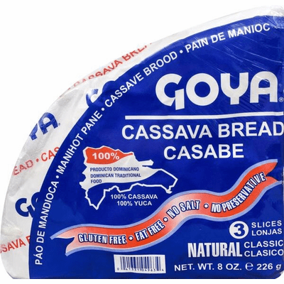 Goya Cassava Bread Casabe Net Wet 8 Oz