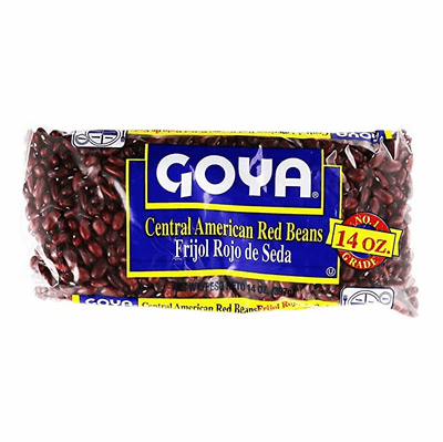 Goya Central American Red Beans ( Frijol Rojo De Seda ) Net.Wt 14 oz