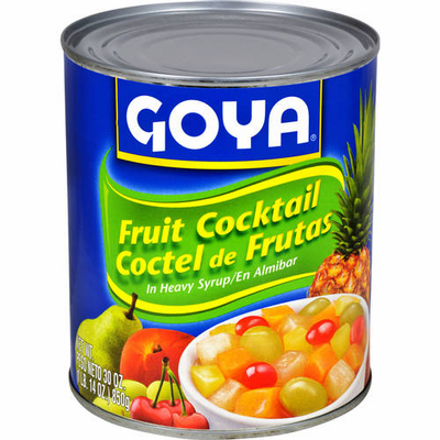 Goya Fruit Cocktail In Syrup ( Coctel De Frutas En Almibar ) Net. Wt 851 G