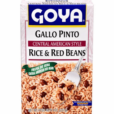 Goya Gallo Pinto - Central American Style Rice & Red Beans 8oz