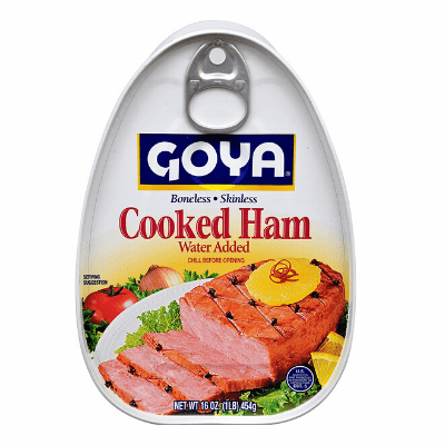 Goya Jamon Cocido (Cooked Ham) Boneless- Easy Open Can 16oz