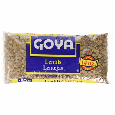 Goya Lentils Net.Wt 14 oz