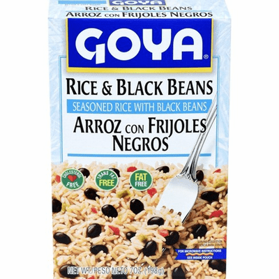 Goya Rice & Black Beans ( Seasoned ) Net.Wt 7 oz