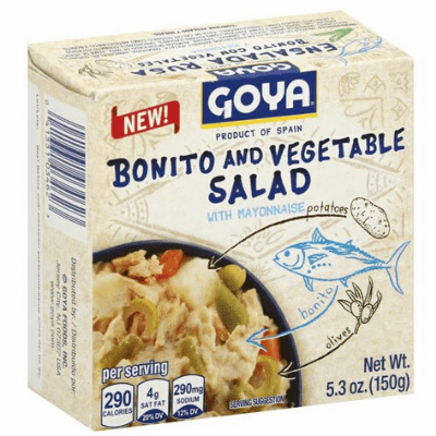 Goya / Sédanos Bonito And Vegetable Salad (Russian Salad / Ensalada Rusa) Net.Wt 5.3 oz